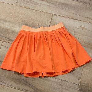 Athleta Vibrant Orange Skater Skort